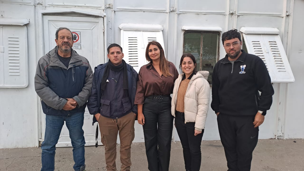 La Dra. Gisela Silva recibió Silvana Martinez y Rodolfo Fiadone