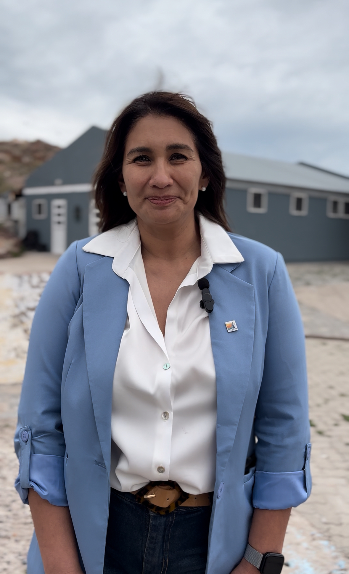 Visita de la Dra. Gisela Silva y el Banco Mundial al Puerto Camarones